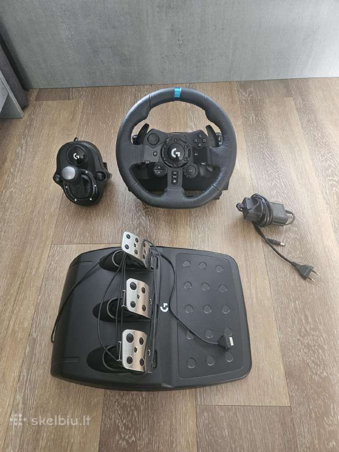 Logitech G923 Trueforce Wheel + Pedals + Shifter - nuotraukos Nr. 5