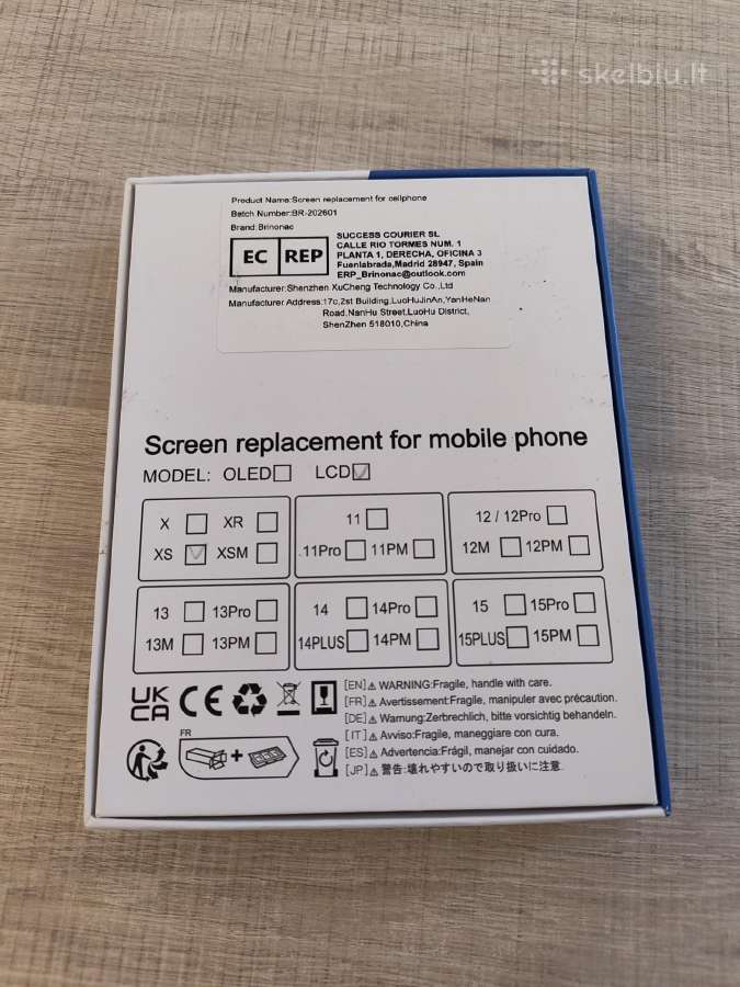 Naujas iPhone XS ekrano keitimo rinkinys - nuotraukos Nr. 2