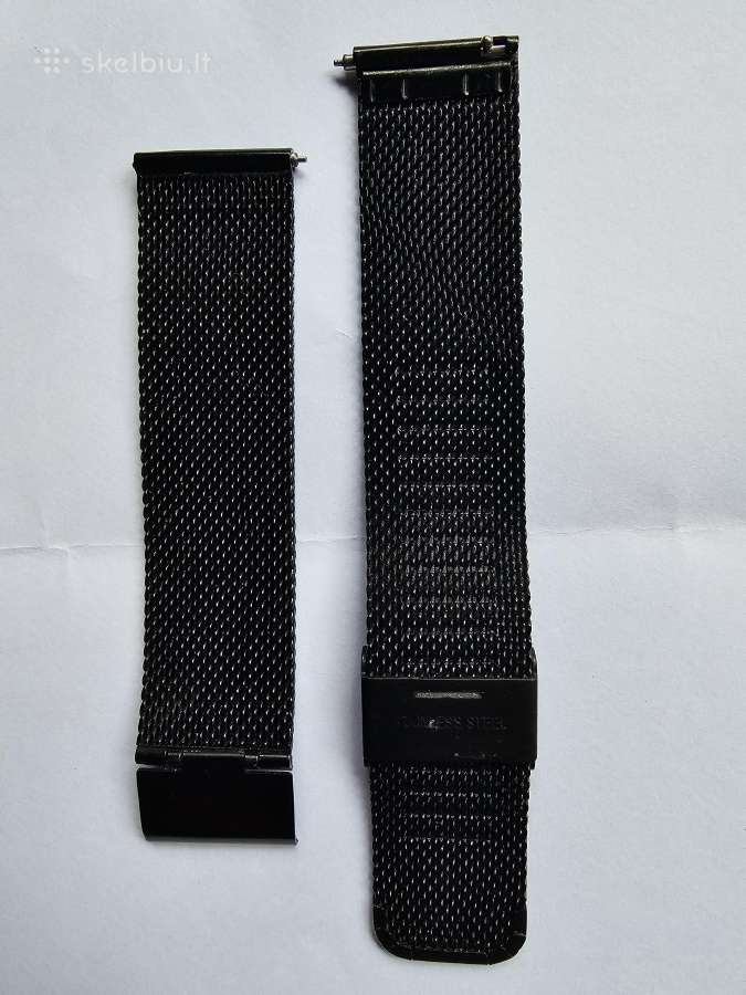 Laikrodžio dirželis 20 mm nerūdijančio plieno - nuotraukos Nr. 2