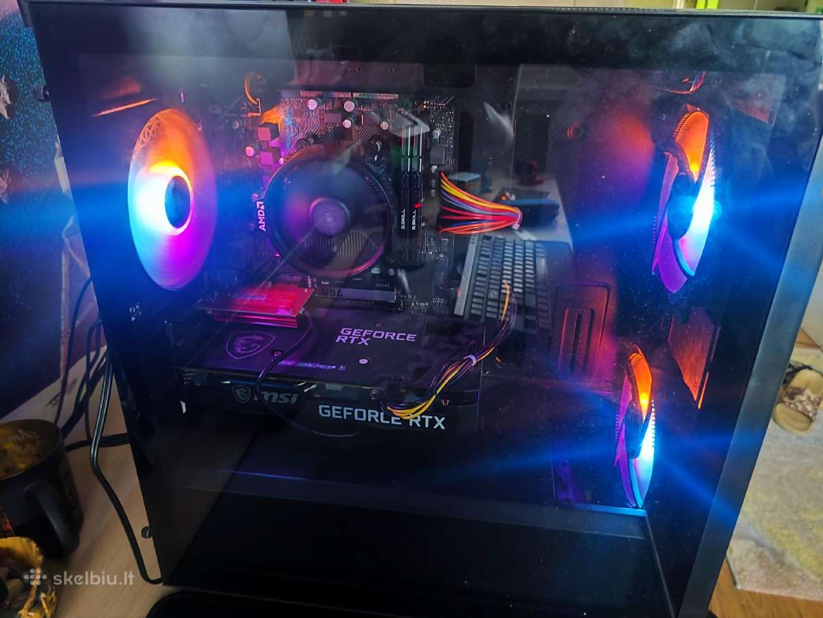 Žaidimų kompiuteris – Rtx 3060 12gb / 32gb RAM /1 - nuotraukos Nr. 2