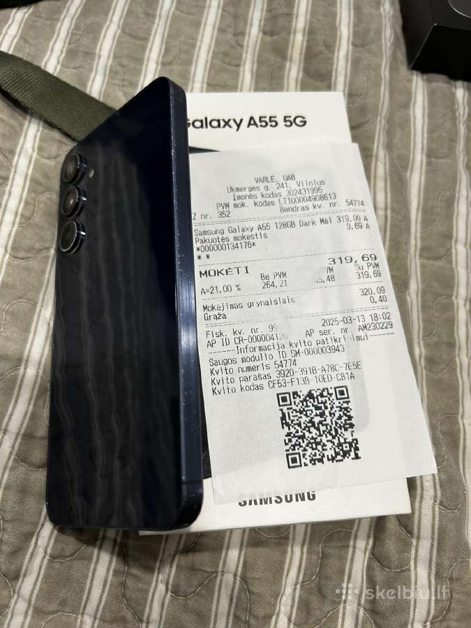 Samsung A55 128gb pilna kaina, garantija - nuotraukos Nr. 4