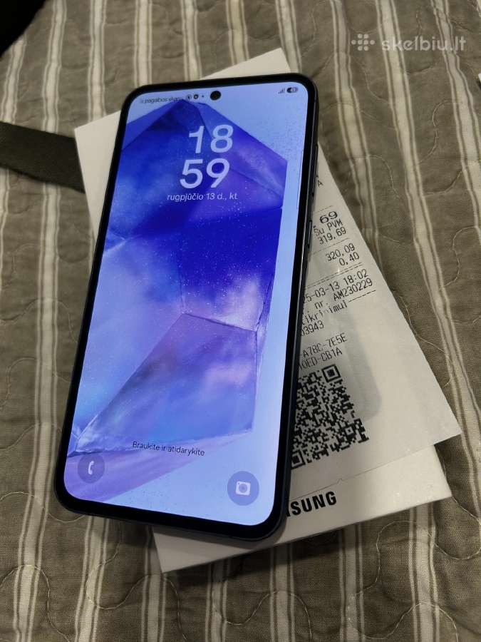 Samsung A55 128gb pilna kaina, garantija - nuotraukos Nr. 5