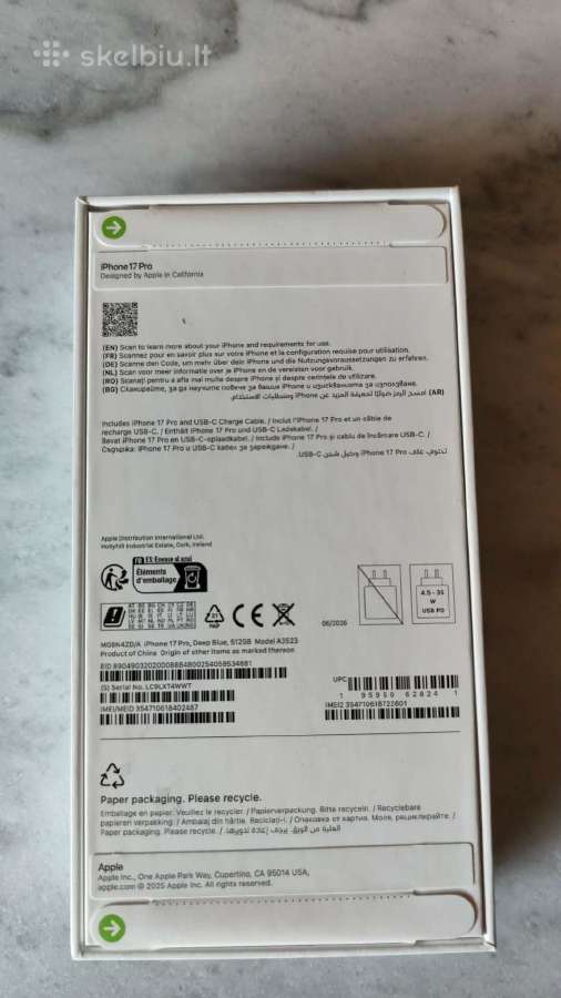 iPhone 17 Pro 512gb - nuotraukos Nr. 2