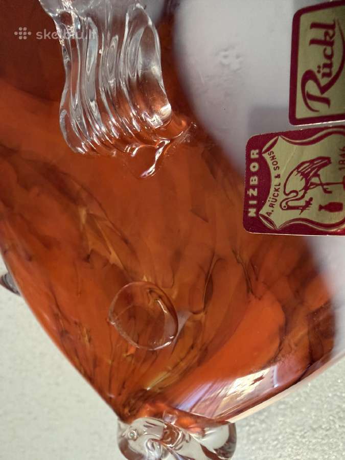 Rückl Nižbor krištolinė žuvis – Bohemia, 24 % Pbo - nuotraukos Nr. 3