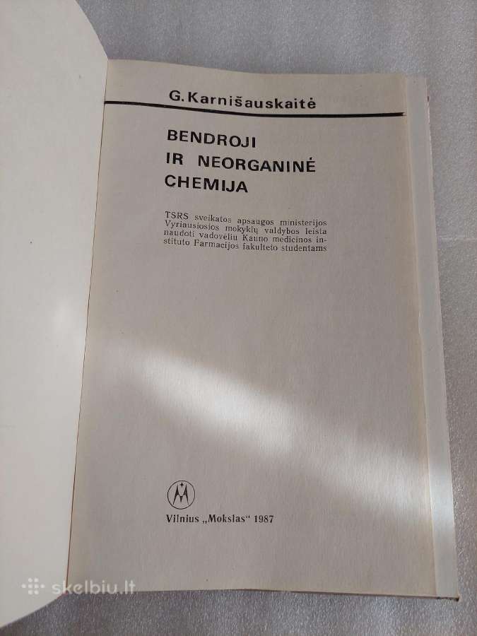 Bendroji ir neorganinė chemija - nuotraukos Nr. 2