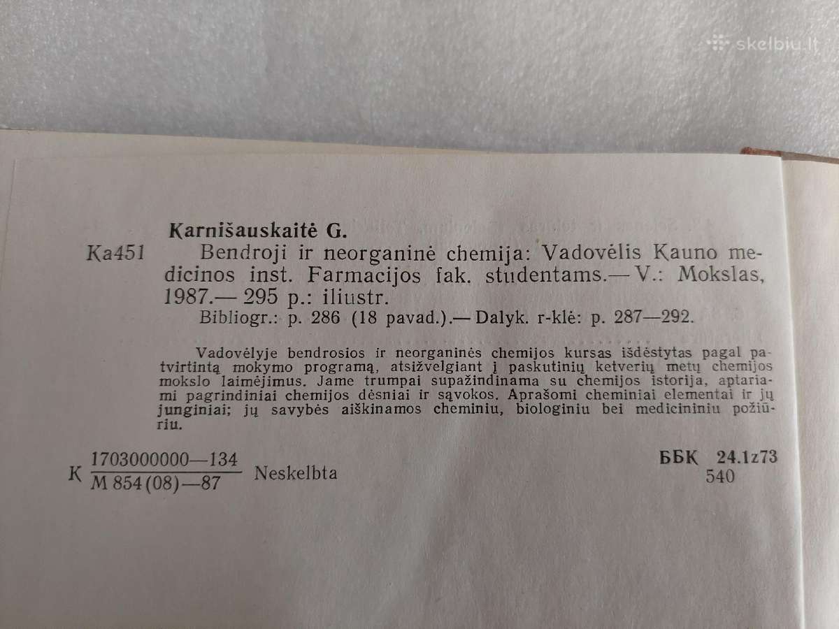 Bendroji ir neorganinė chemija - nuotraukos Nr. 5