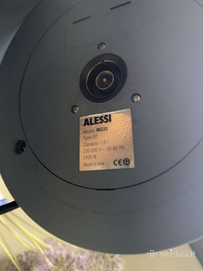 2 Alessi Mg32 vintažiniai elektriniai virduliai - nuotraukos Nr. 2