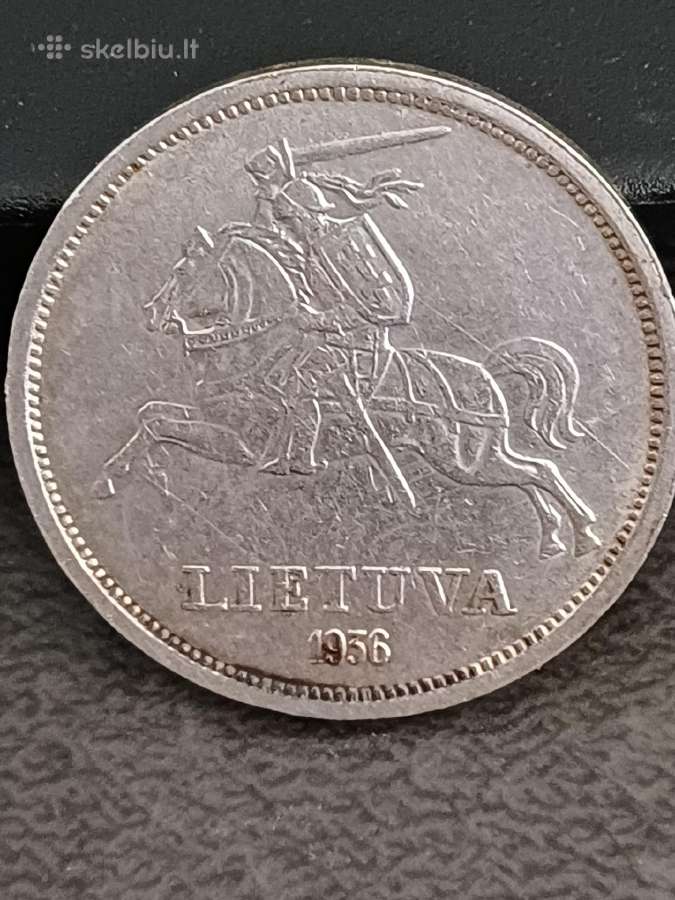 1936 Jonas Basanavičius 5 litų sidabrine moneta - nuotraukos Nr. 3