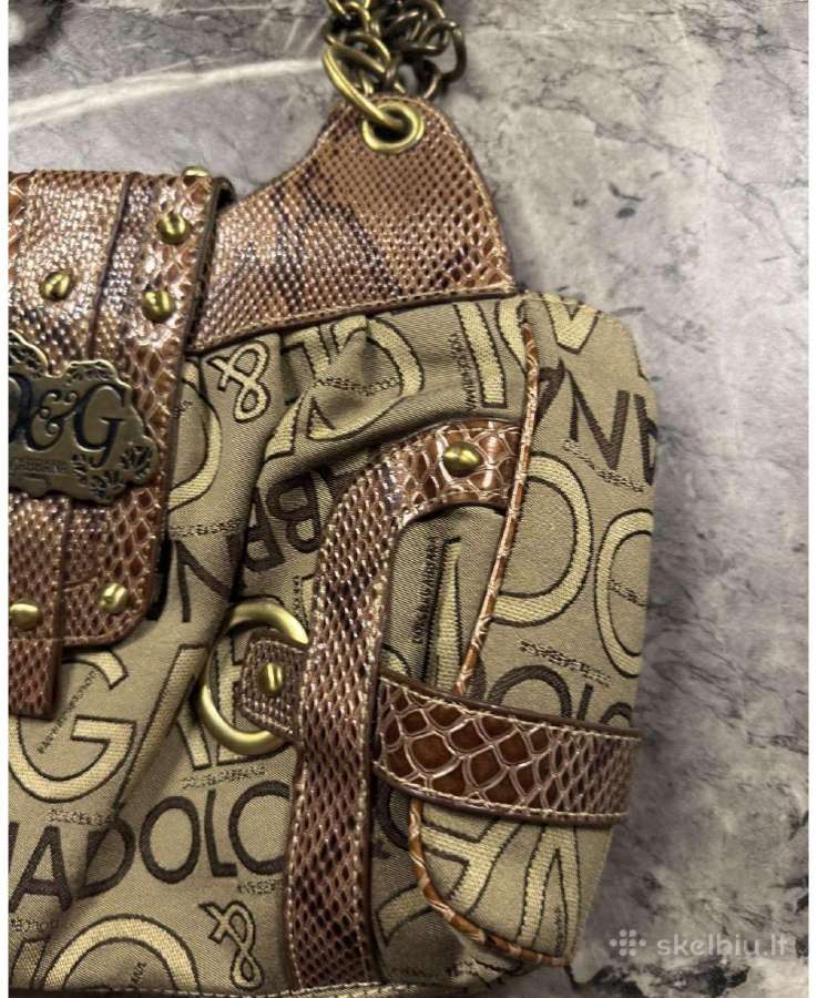 Dolce & Gabbana Vintažinė Odinė Rankinė - nuotraukos Nr. 2