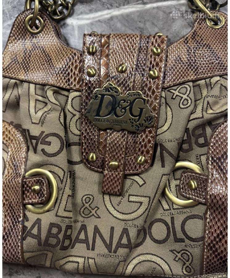 Dolce & Gabbana Vintažinė Odinė Rankinė - nuotraukos Nr. 3