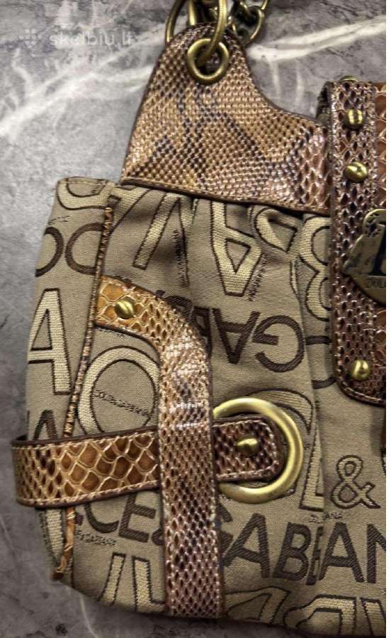 Dolce & Gabbana Vintažinė Odinė Rankinė - nuotraukos Nr. 4