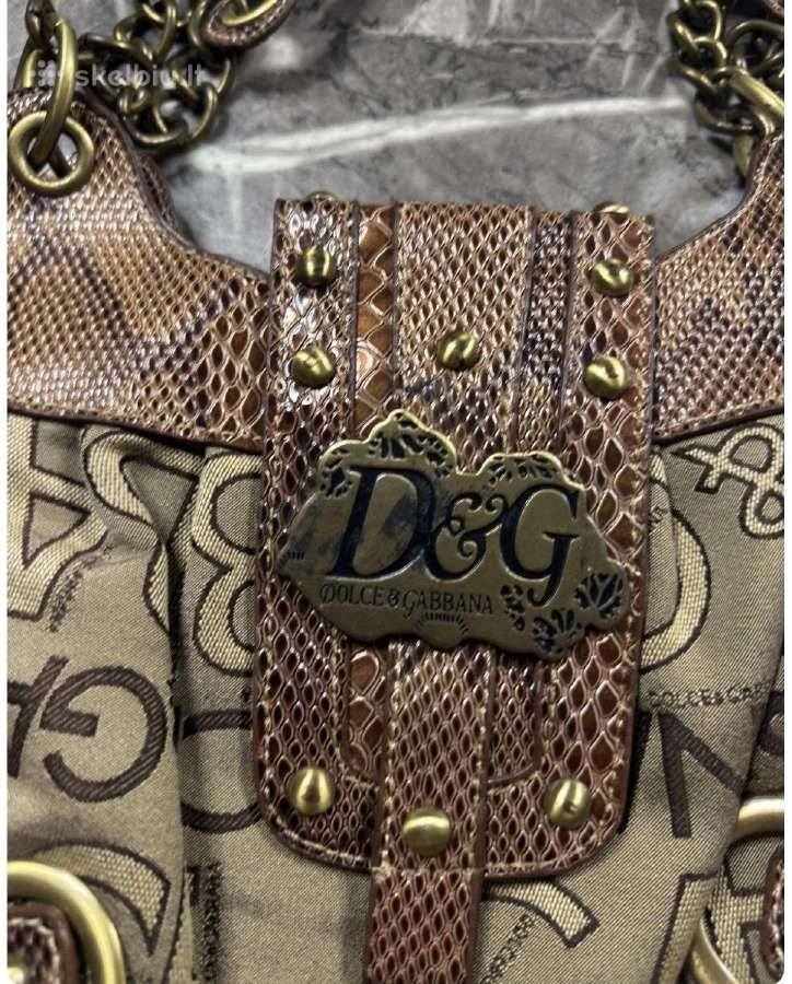 Dolce & Gabbana Vintažinė Odinė Rankinė - nuotraukos Nr. 5