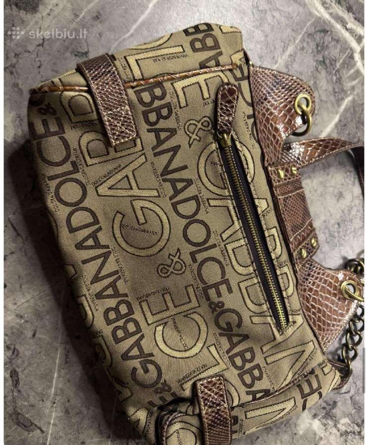 Dolce & Gabbana Vintažinė Odinė Rankinė - nuotraukos Nr. 12