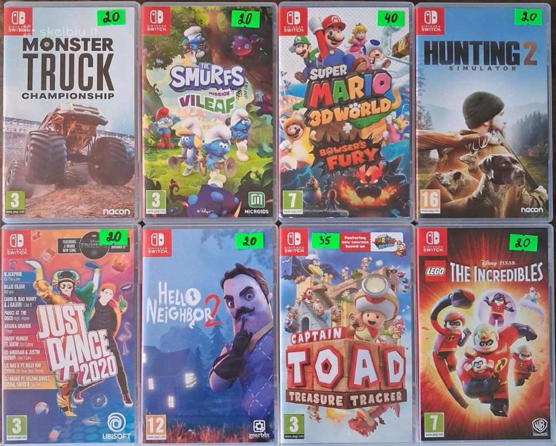 Nintendo Switch Žaidimai - nuotraukos Nr. 3