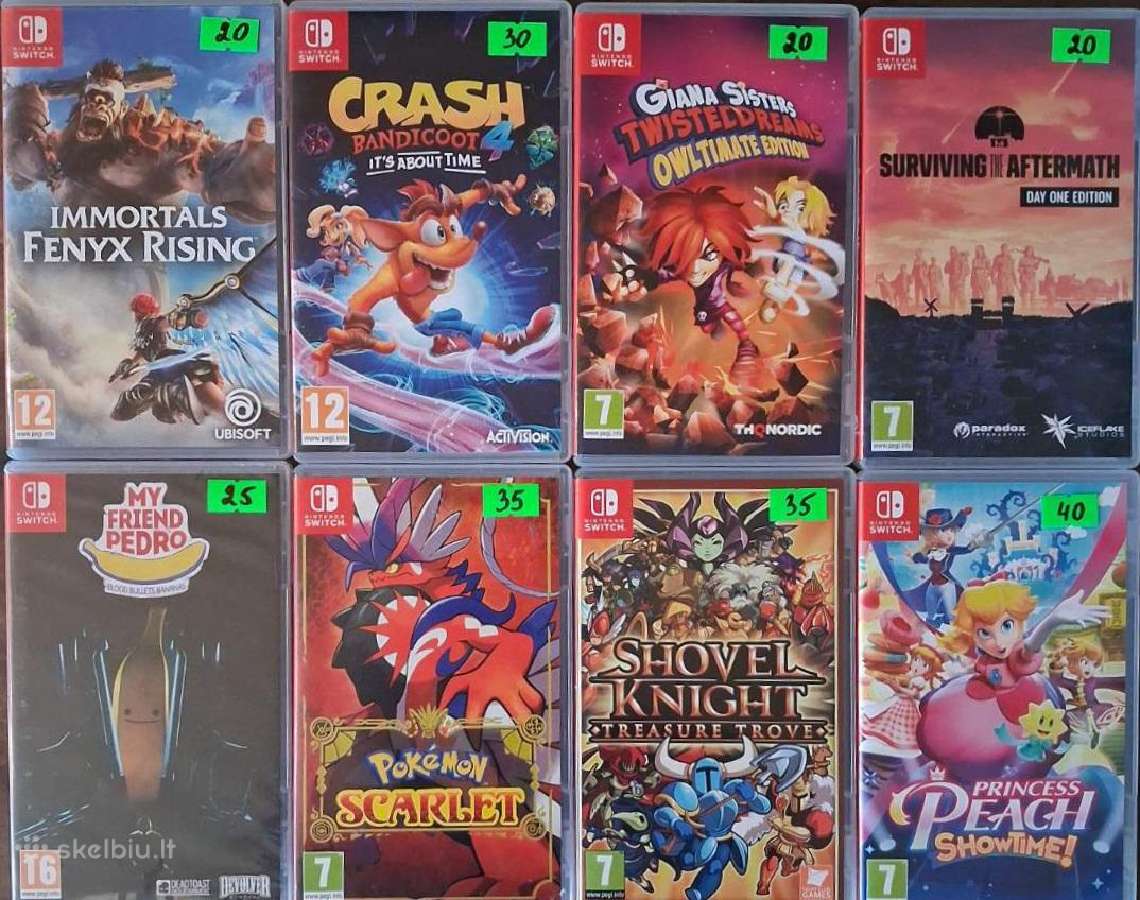 Nintendo Switch Žaidimai - nuotraukos Nr. 4