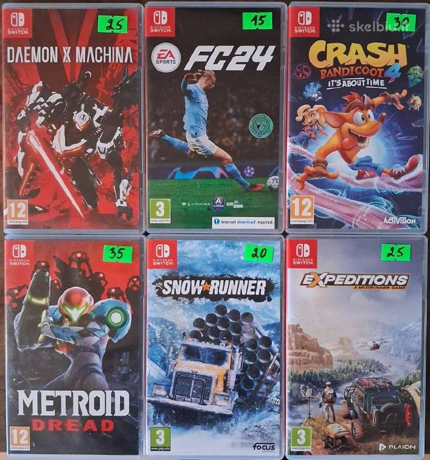 Nintendo Switch Žaidimai - nuotraukos Nr. 6