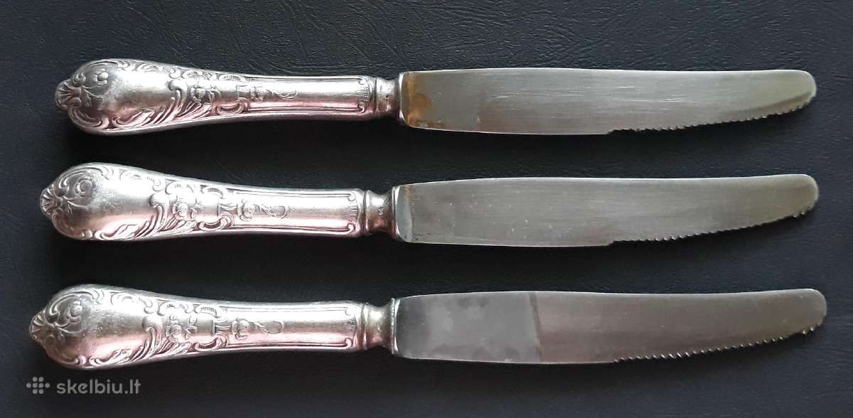 Peiliai 1950-ji Neusilber 3vnt - nuotraukos Nr. 4