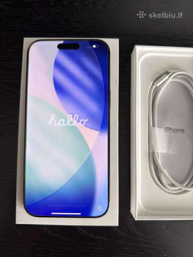 iPhone 16 Pro Max Black Titanium 256gb - nuotraukos Nr. 5