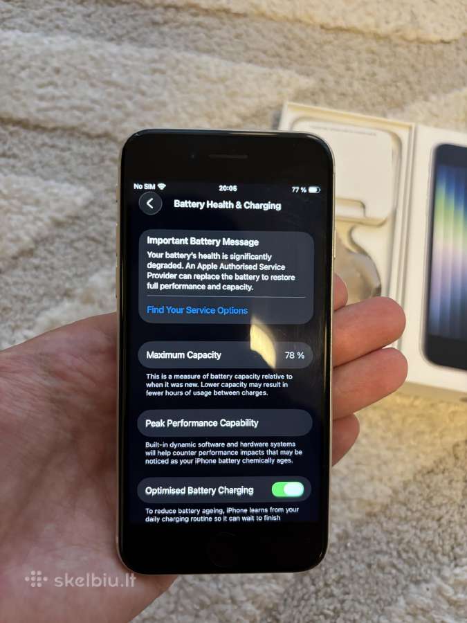 iPhone Se (2022) 128gb - nuotraukos Nr. 3