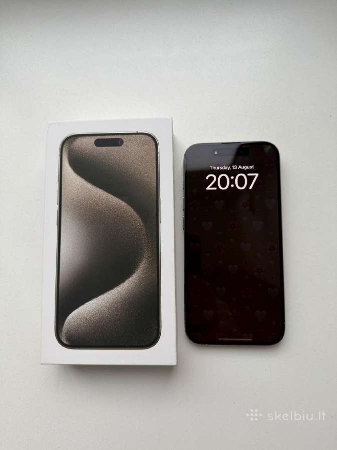 iPhone 15 Pro, 128 GB - nuotraukos Nr. 2