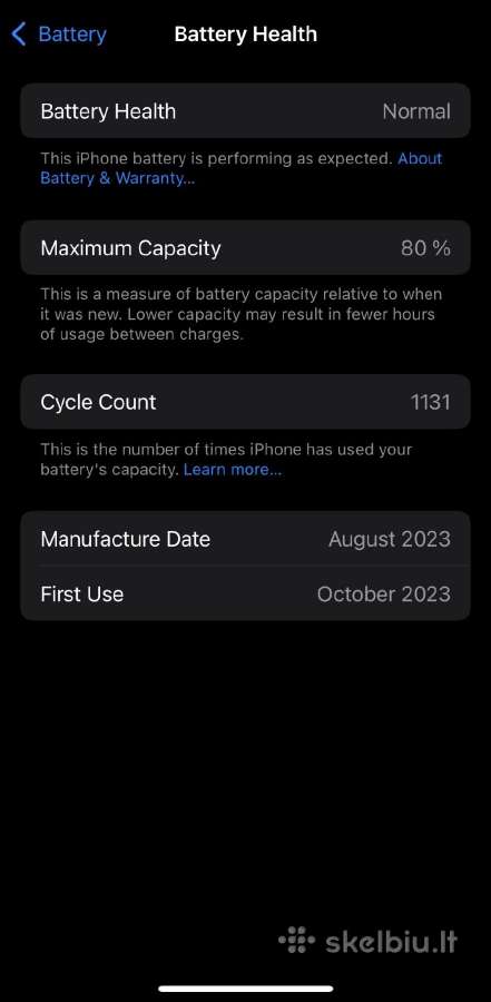 iPhone 15 Pro, 128 GB - nuotraukos Nr. 3