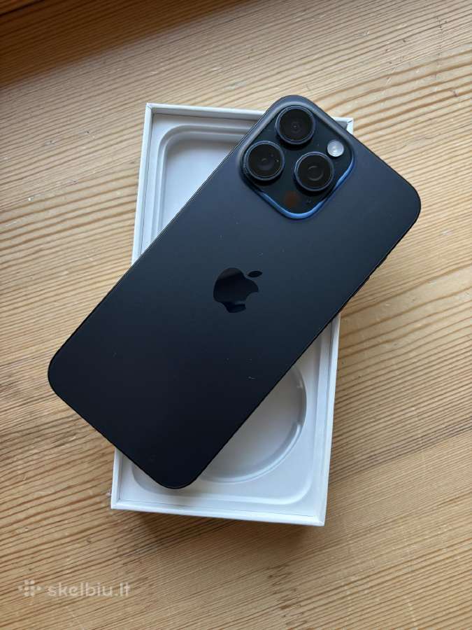 iPhone 15 Pro Max 512gb blue titanium - nuotraukos Nr. 3