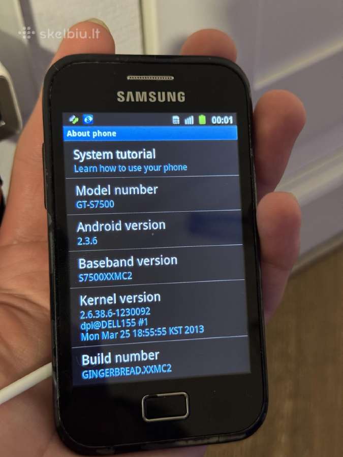 Samsung Galaxy Ace Plus S7500 Telefonas - nuotraukos Nr. 4