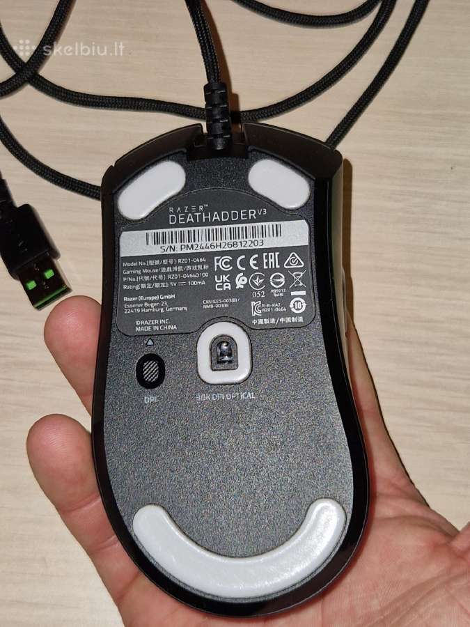 Razer Deathadder v3 pėlė - nuotraukos Nr. 5
