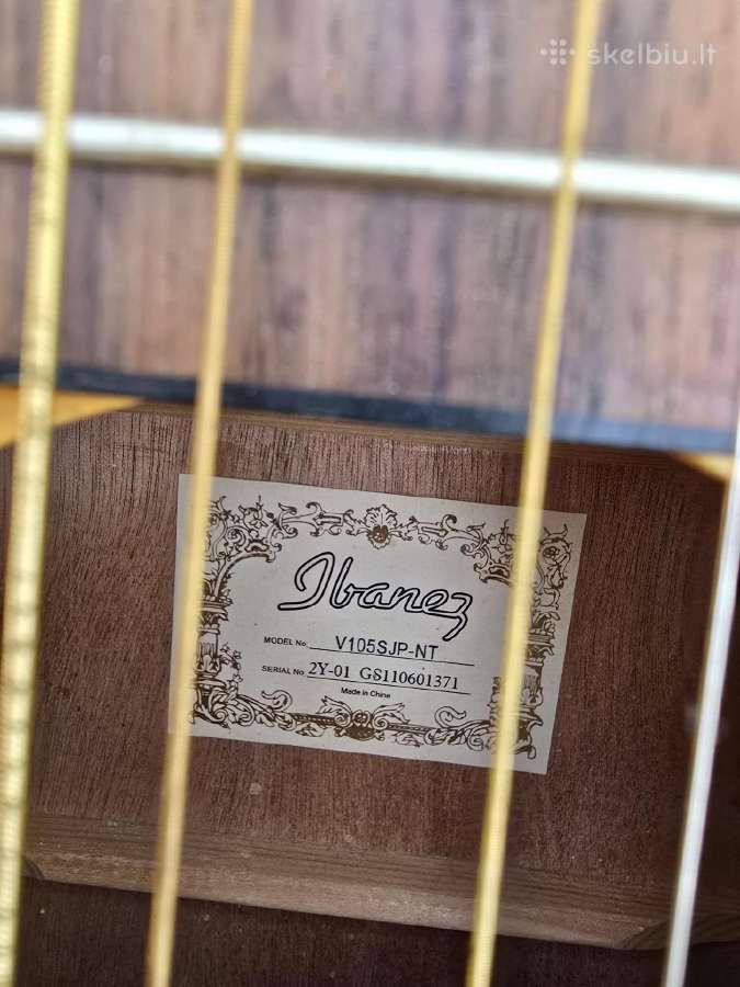 Ibanez V105sjp-nt akustinė gitara - nuotraukos Nr. 3