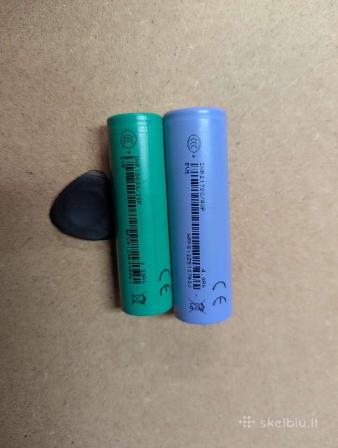 Baterijos Makita 18v 40v, Milwaukee 18v - nuotraukos Nr. 6
