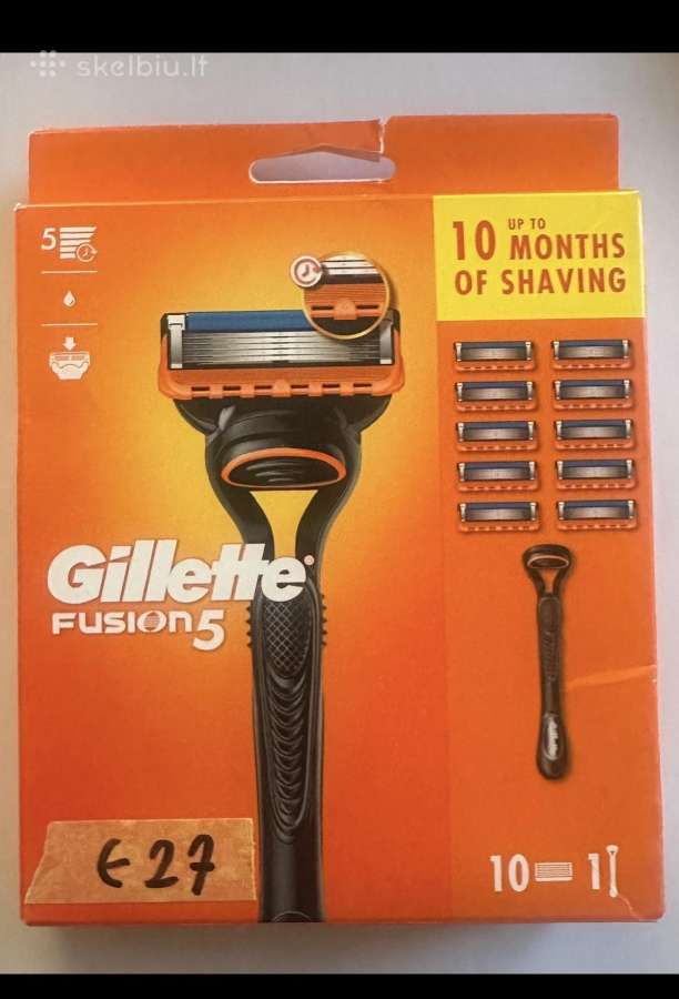 100%originalūs Gillette skutimosi peiliukai is UK - nuotraukos Nr. 4