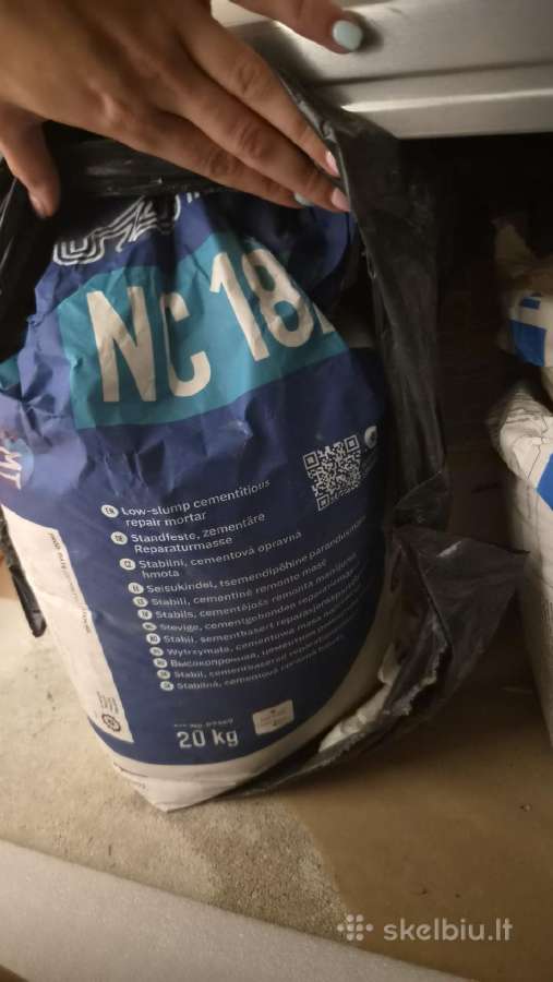 Uzin Nc 182 cementinė remontinė masė - nuotraukos Nr. 2