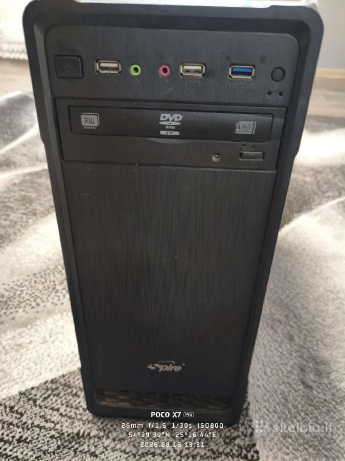 Tvarkingas Pc rinkinys be RAM/HDD (i5-7600 / Gtx 1 - nuotraukos Nr. 3