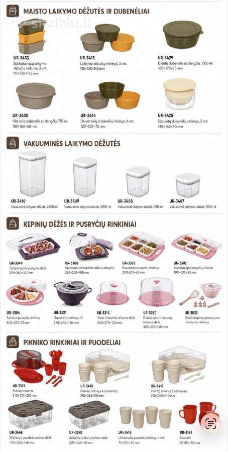 Turkijos gamintojų buities ir virtuvės prekės - nuotraukos Nr. 12
