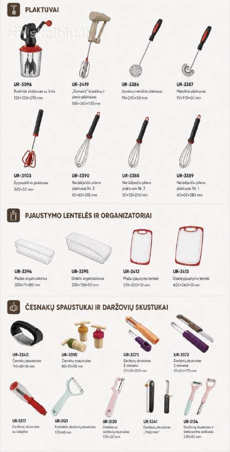 Turkijos gamintojų buities ir virtuvės prekės - nuotraukos Nr. 15