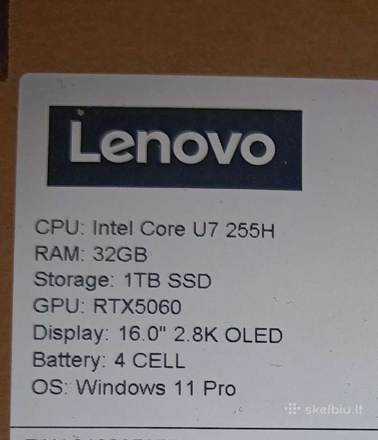 Lenovo Yoga pro 9 - nuotraukos Nr. 7