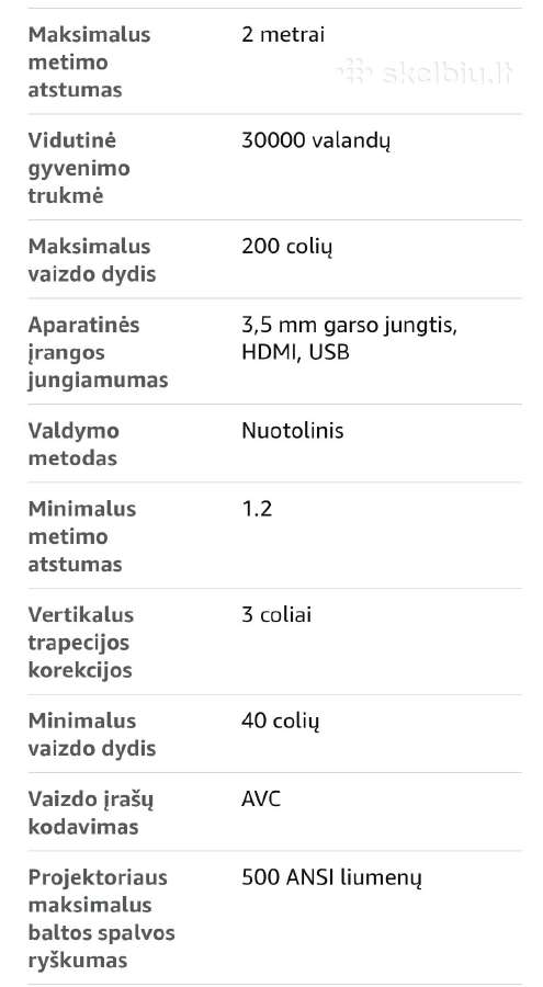 Aurzen Boom mini projektorius - nuotraukos Nr. 8