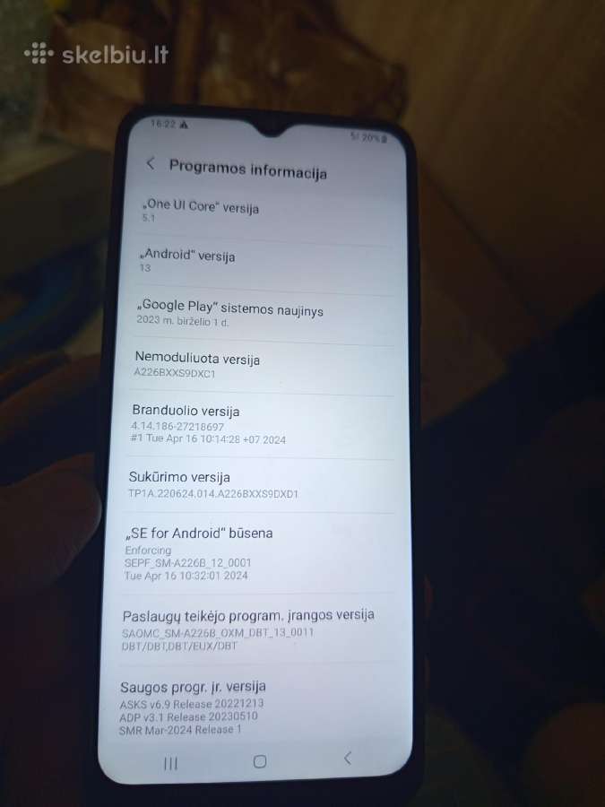 Samsung Galaxy A22-5G - nuotraukos Nr. 3