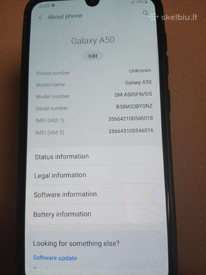 Samsung A50 - nuotraukos Nr. 2