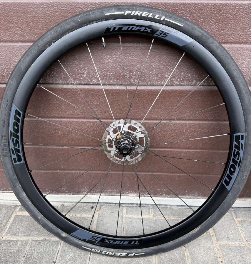 Rankų darbo gravel-road ratai Vision Trimax 35 Sc - nuotraukos Nr. 6