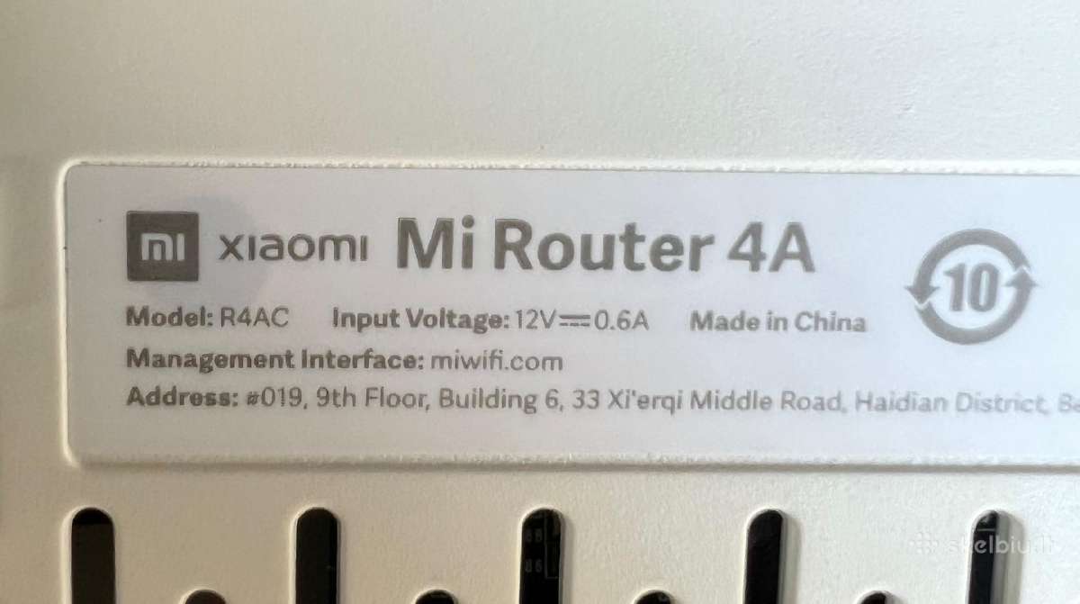 Xiaomi Mi Router 4a maršrutizatorius - nuotraukos Nr. 3