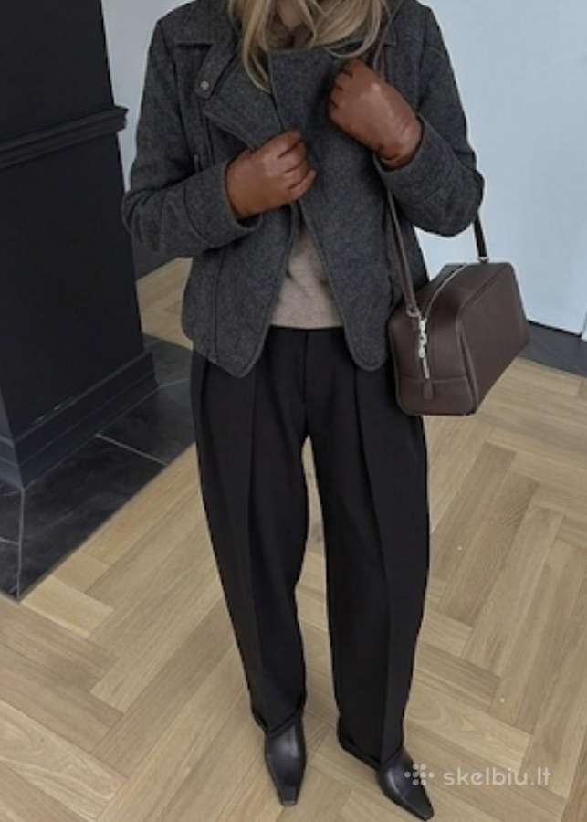 Biker jacket su vilna - nuotraukos Nr. 3