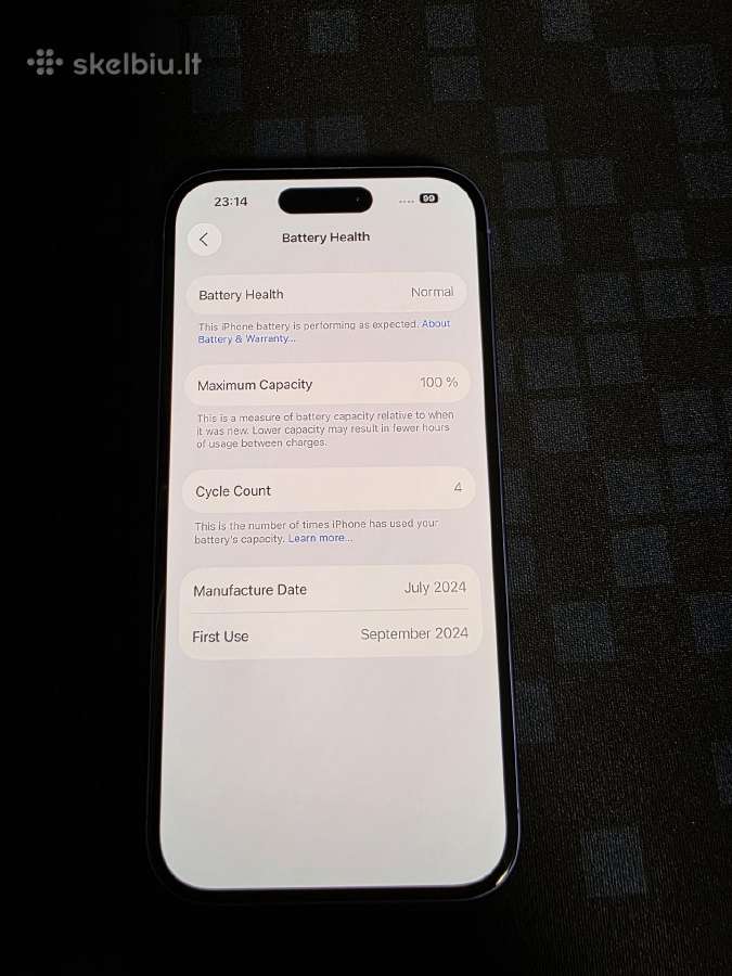 iPhone 16 128gb - nuotraukos Nr. 5