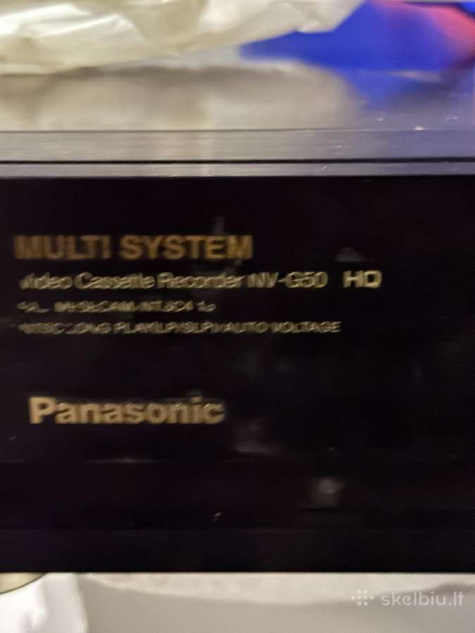 Panasonic Nv-f50 HD Vhs vaizdo magnetofonas - nuotraukos Nr. 2