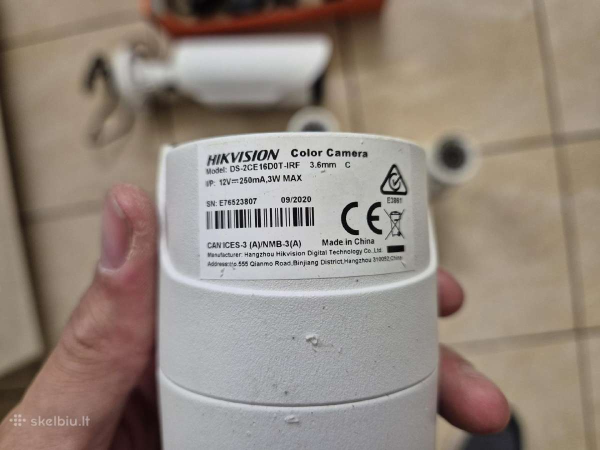 Hikvision Vaizdo kameros su registratoriumi - nuotraukos Nr. 6