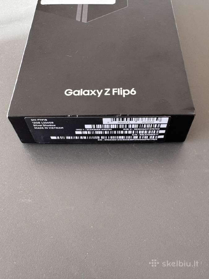 Samsung Flip 6 sidabrinis naujas - nuotraukos Nr. 3