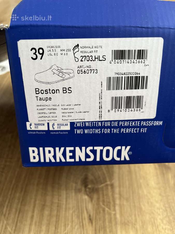 Birkenstock Boston – Taupe, 39 dydis - nuotraukos Nr. 7