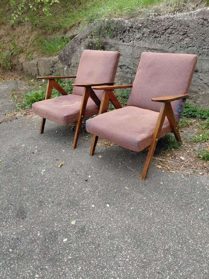 Vintažinis fotelis, 2vnt. - nuotraukos Nr. 5