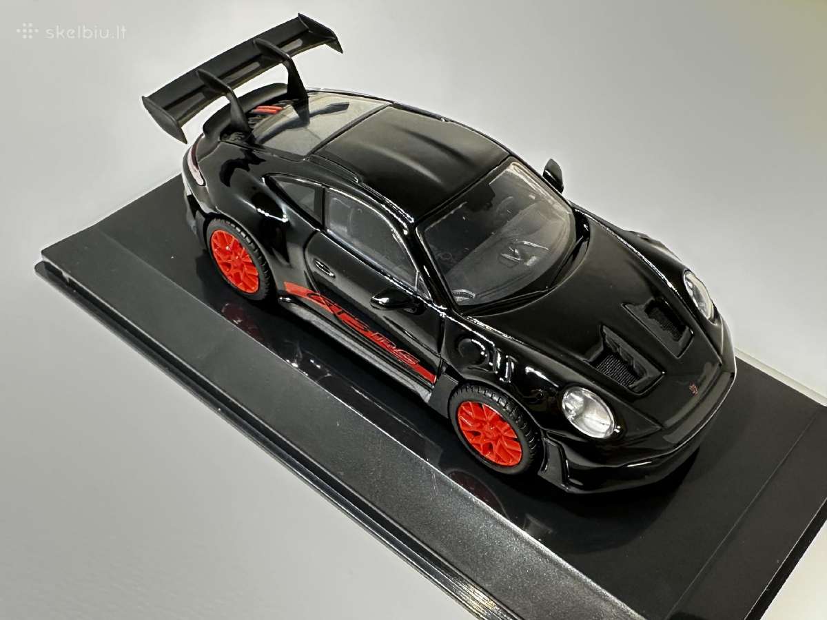 Porsche 911 (992) Gt3 RS 2022 juoda/raudona 1:43 B - nuotraukos Nr. 5