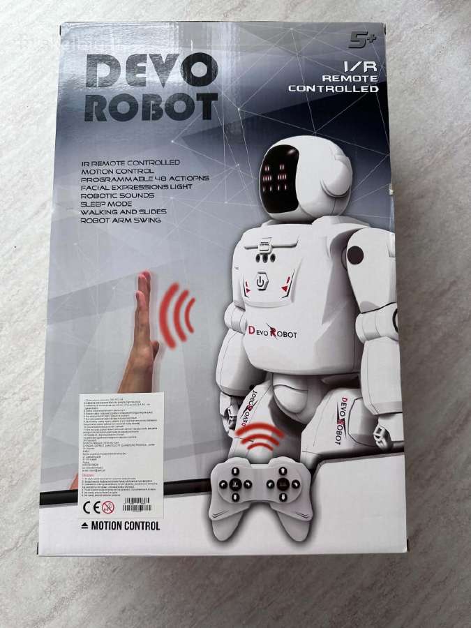 Robotas su pultu Mega R/c baltas, nuo 5 metų - nuotraukos Nr. 3